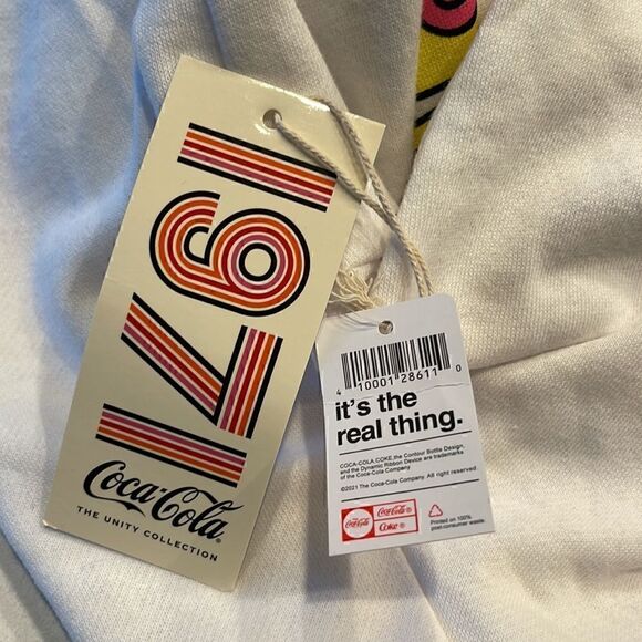 Coca-Cola womens small sweatshirt new with tags I’d like to buy a world of Coke. - Picture 7 of 7